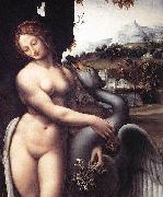 LEONARDO da Vinci Leda oil painting